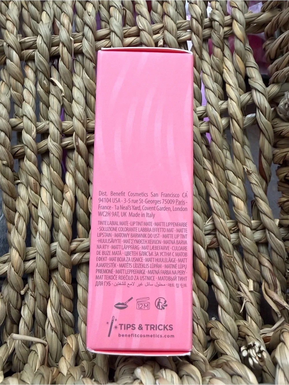 Benefit Splashtint Lip Tint 26 Guilty Pleasures 6mL Full Size NIB